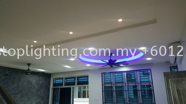  Plaster Ceiling Cornice Pulai Hijauan Johor Bahru JB Skudai Renovation | One Stop Lighting & Renovation