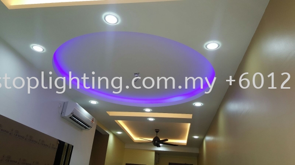  Promosi Cornice Siap Wiring ~ BLK A 04-XX, D' Secret Garden ,Kempas Indah Johor Bahru JB Skudai Renovation | One Stop Lighting & Renovation