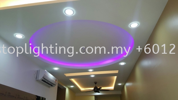  Promosi Cornice Siap Wiring ~ BLK A 04-XX, D' Secret Garden ,Kempas Indah Johor Bahru JB Skudai Renovation | One Stop Lighting & Renovation