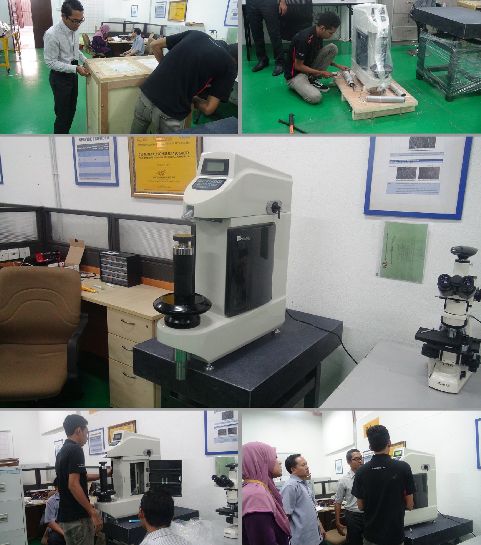 TIME Bench Hardness Tester to help with measuring the hardness of car components and parts.