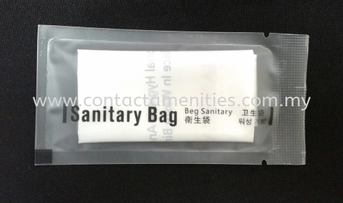 Sanitary Bag in Matt Plastic Bag