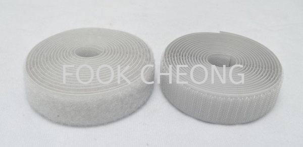 Hook & Loop Fastener Tape (020 Silver Gray) B2B Selangor, Malaysia, Kuala Lumpur (KL), Shah Alam Supplier, Distributor, Supply, Supplies | Fook Cheong Trading Sdn Bhd