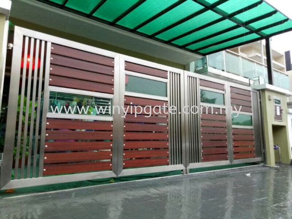  Stainless Steel Folding Gate and Aluminum Plate Selangor, Malaysia, Balakong, Kuala Lumpur (KL) Service, Supplier, Supply, Installation | Win Yip Gate & Roof Sdn Bhd