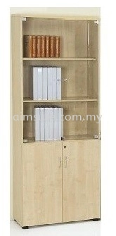 Full colour high cabinet with glass