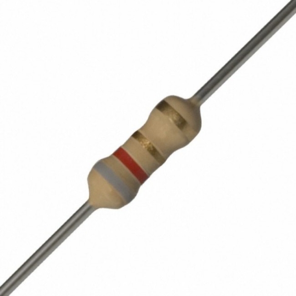 CARBON FILM RESISTOR, CFR025J8R2, 0.25W, 5%, 8.2 OHM Through Hole Resistors Resistors - Fixed Value Passive Component Melaka, Malaysia, Batu Berendam Supplier, Suppliers, Supply, Supplies | Jit Sen Electronics Sdn Bhd