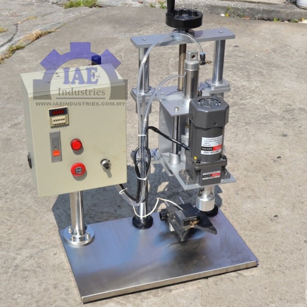 pneumatic type semi auto capping machine Capping Machine Seri Kembangan, Selangor, Kuala Lumpur, KL, Malaysia. Supplier, Manufacturer, Repair | IAE Industries Trading & Services