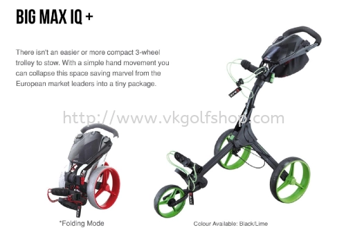 Big Max IQ + Golf Trolley Cart