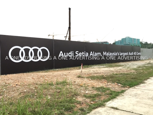 *Audi 4s Show Room* Project Hoarding Signage