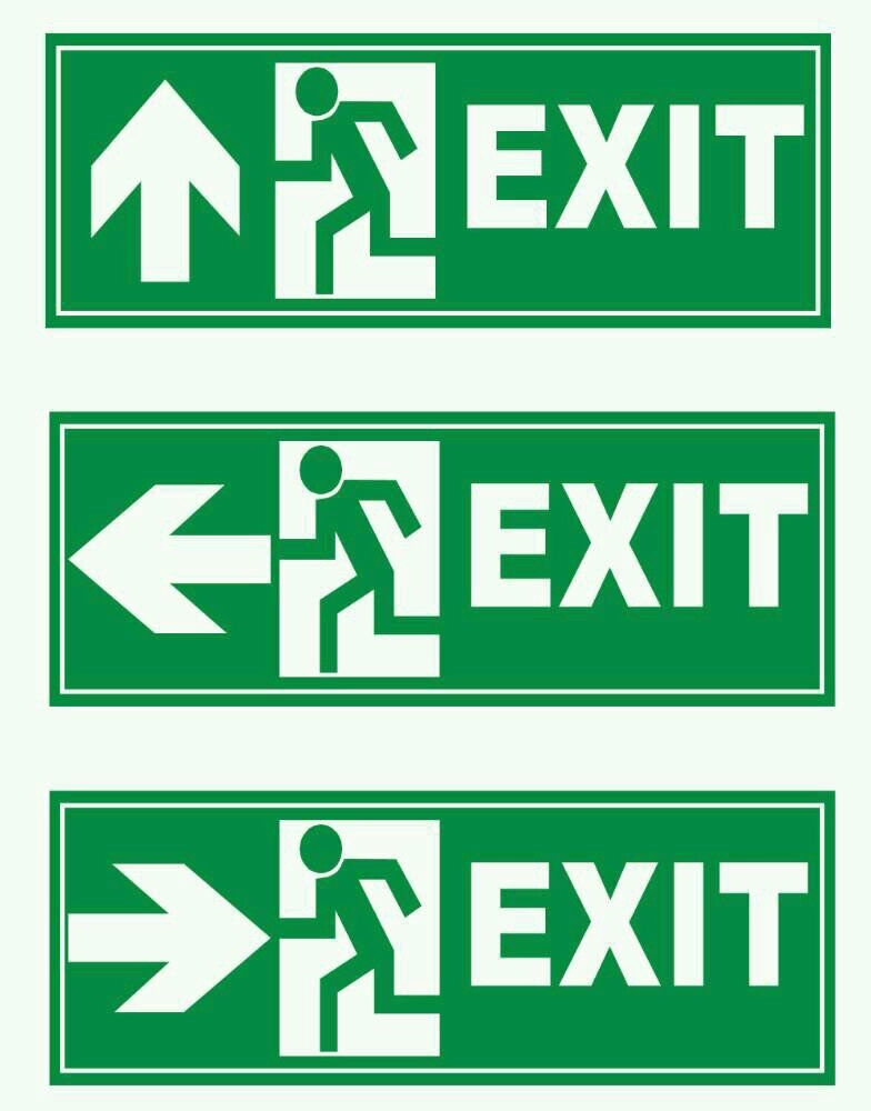 Signage Organsation For Production Planning Board /emergency Exit ...