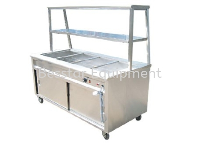 Bain Marie with 1 Tier Overshelf