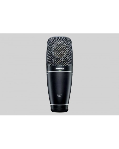 Shure PG27 USB Side Address Condenser Microphone for USB Plug & Play USB Microphone Microphones Accessories Penang, Malaysia, Kimberley Street Supplier, Suppliers, Supply, Supplies | P.H.G. Enterprise Sdn Bhd