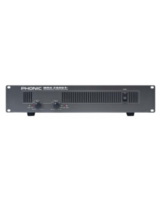 Phonic MAX2500 PLUS2 x 500W 8 Power Amplifier