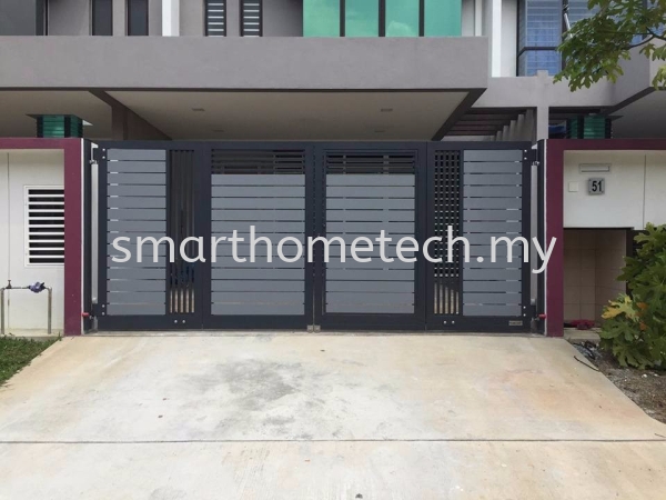 FULLY ALUMINIUM GATE 100% Fully Aluminium Gate (Smartgate) Aluminium Gate Melaka, Malaysia Supplier, Supply, Supplies, Installation | SmartHome Technology Solution