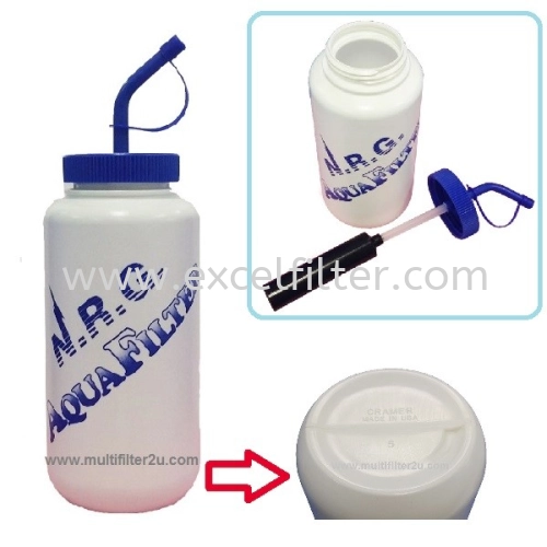 NRG Sport Bottle(Made In USA)+Filter Life Straw  