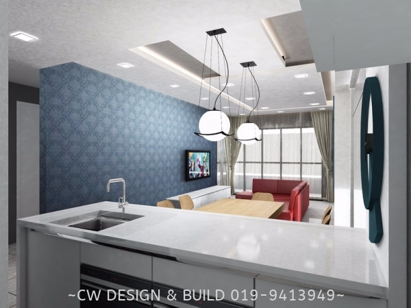 Condo Design @ G Residence, Desa Pandan, Kuala Lumpur, Malaysia Condo / Apartment Interior Design & Build Residential Design & Build Selangor, Malaysia, Seri Kembangan, Kuala Lumpur (KL) Services, Design, Renovation, Company | CW Design & Build Sdn Bhd