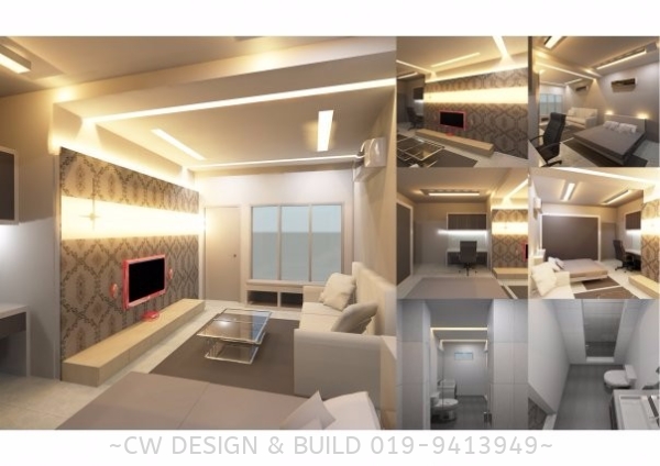 Terrace House Design Terrace House Interior & Exterior Design & Build Residential Design & Build Selangor, Malaysia, Seri Kembangan, Kuala Lumpur (KL) Services, Design, Renovation, Company | CW Design & Build Sdn Bhd