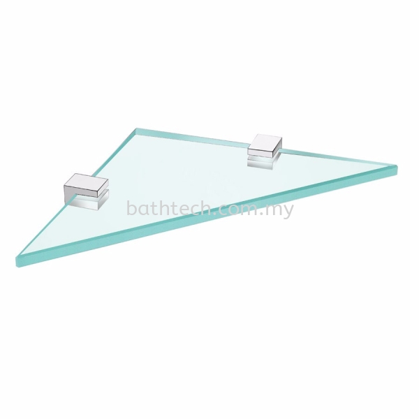 Design Corner Glass Shelf (100249) Johnson Suisse  Glass Shelf Bathroom Accessories Johor Bahru (JB), Malaysia, Johor Jaya Supplier, Suppliers, Supply, Supplies | Bathtech Building Products Sdn Bhd