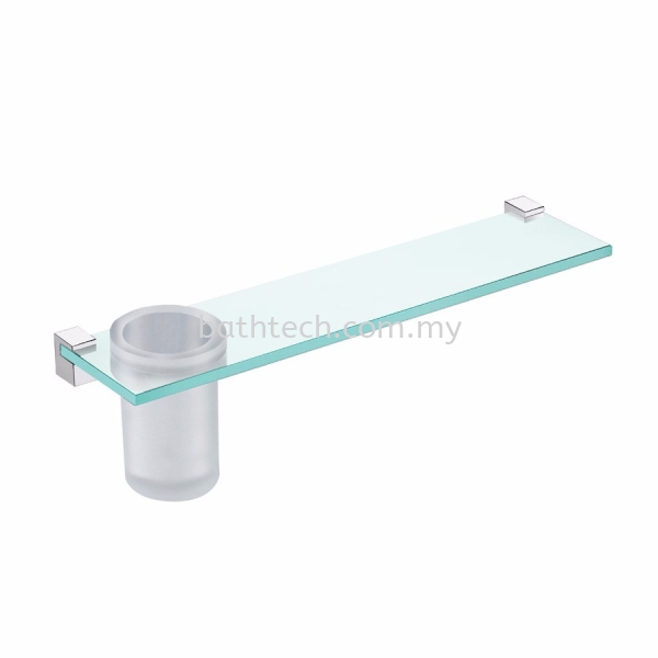 Design Glass Shelf & Tumbler (100250) Johnson Suisse  Glass Shelf Bathroom Accessories Johor Bahru (JB), Malaysia, Johor Jaya Supplier, Suppliers, Supply, Supplies | Bathtech Building Products Sdn Bhd