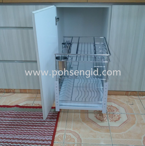 PULL OUT BASKET Kitchen Seremban, Negeri Sembilan (NS), Malaysia Renovation, Service, Interior Design, Supplier, Supply | Poh Seng Furniture & Interior Design