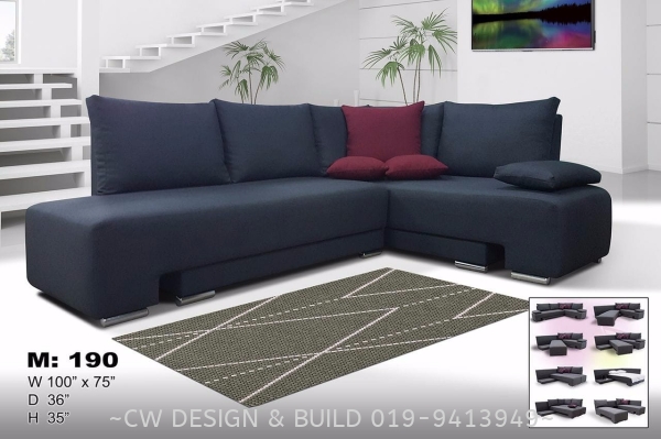 M: 190 Sofa Bed Design & Fabricate Furniture Design & Fabricate Selangor, Malaysia, Seri Kembangan, Kuala Lumpur (KL) Services, Design, Renovation, Company | CW Design & Build Sdn Bhd