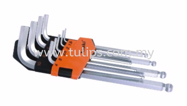 Ball Point Hex Key Set Asaki Mechanic & Wrenching Penang, Malaysia, Penang Street Supplier, Suppliers, Supply, Supplies | Chew Kok Huat & Son Sdn Bhd