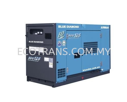 Airman SDG125 Air Compressor Light Construction Products & Services Johor Bahru (JB), Malaysia, Ulu Tiram Supplier, Rental, Equipment, Machinery | Ecotrans Construction & Heavy Machinery Sdn Bhd