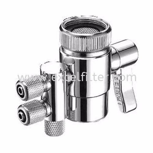 1/4 2 Way Diverter Valve with Nut