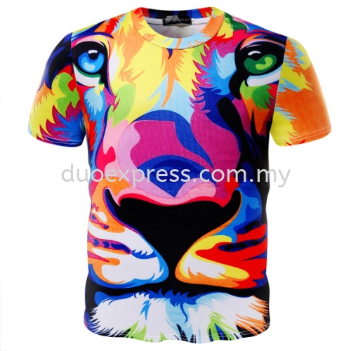 Fulll Print Dye Sublimation T Shirt