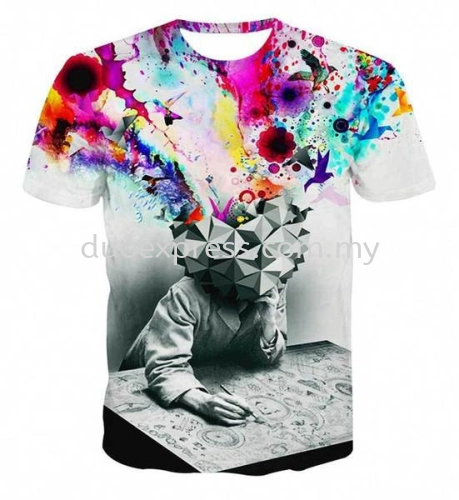Fulll Print Dye Sublimation T Shirt