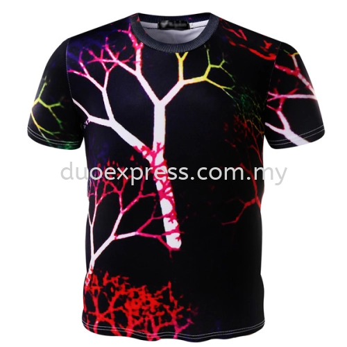 Fulll Print Dye Sublimation T Shirt