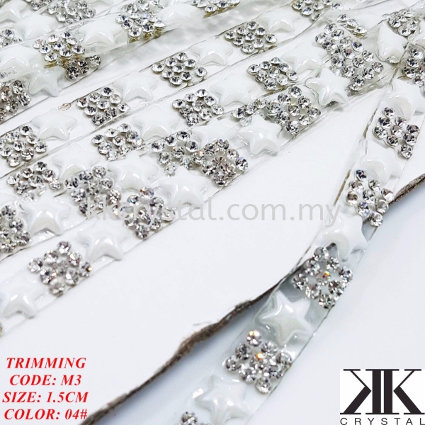 Trimming M03#, Color: 04# Trimming Iron on Metal / Patch Kuala Lumpur (KL), Malaysia, Selangor, Klang, Kepong Wholesaler, Supplier, Supply, Supplies | K&K Crystal Sdn Bhd