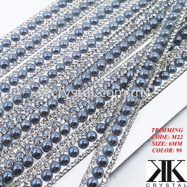 Trimming M22#, Color: 9# Trimming Iron on Metal / Patch Kuala Lumpur (KL), Malaysia, Selangor, Klang, Kepong Wholesaler, Supplier, Supply, Supplies | K&K Crystal Sdn Bhd