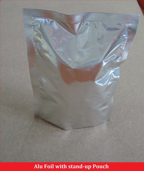 Alu Foil with Standing Pouch Aluminium Foil Penang, Malaysia Manufacturer, Supplier, Supply, Supplies | Metropolimer Sdn Bhd