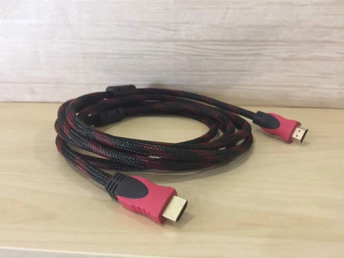 HDMI Cable Red/Black Sleeve 1.5meter