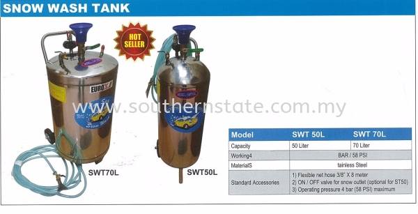 Snow Wash Tank Pressure Washer Malaysia Johor Bahru JB Supplier | Southern State Sdn. Bhd.