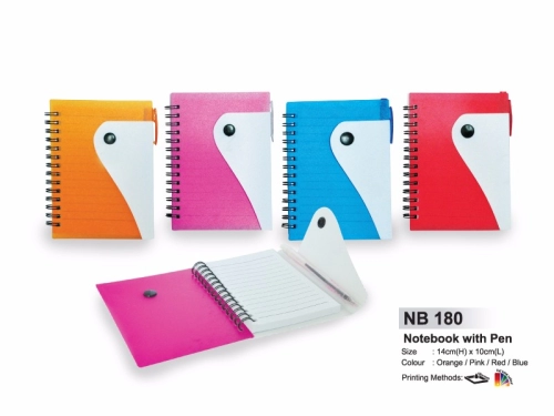 NB180 NOTEBOOK WITH PEN (i)