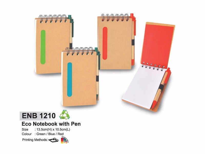 ENB 1210 ECO NOTEBOOK WITH PEN