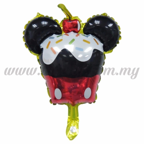 [Birthday] Mini Foil Balloon *Mickey Cupcake (FB-S-T001)