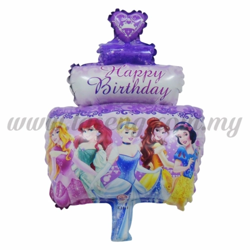 [Birthday] Mini Foil Balloon *Princess Cake (FB-S-1614)