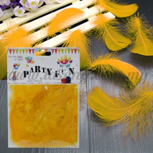 Feather *Golden Yellow (P-AC-F1GY)