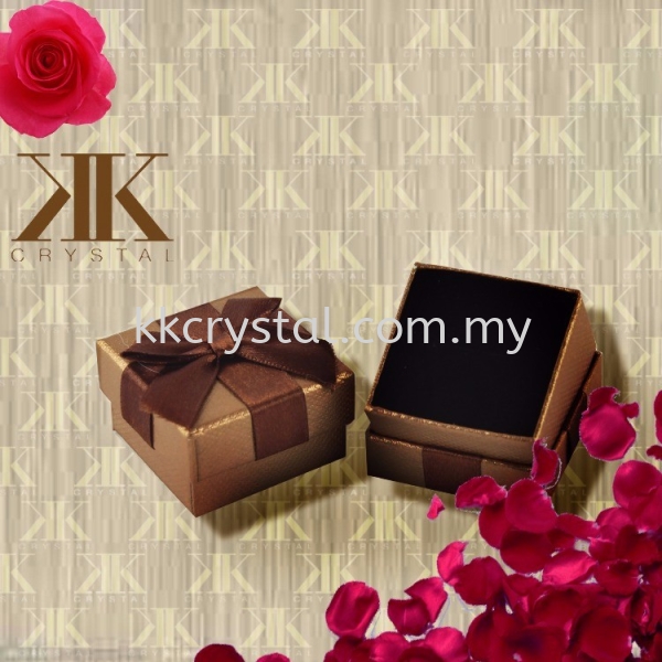 Ring Box, Brown, 5x5cm, 8PCS/PKT  Ring Box Boxes / Pouches Kuala Lumpur (KL), Malaysia, Selangor, Klang, Kepong Wholesaler, Supplier, Supply, Supplies | K&K Crystal Sdn Bhd