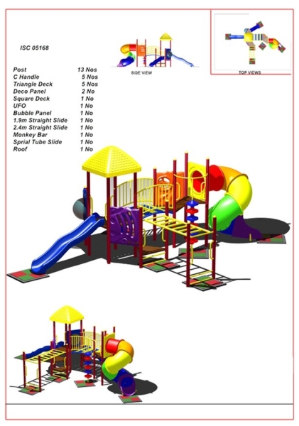 ISC05168 Luxury Playground Luxury Playground  Playground Outdoor  Johor Bahru JB Malaysia Supplier & Supply | I Education Solution