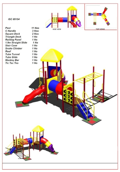 ISC05154 Luxury Playground Luxury Playground  Playground Outdoor  Johor Bahru JB Malaysia Supplier & Supply | I Education Solution