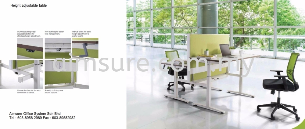 Adjustable System Table Office Workstation Furniture Office Furniture ...