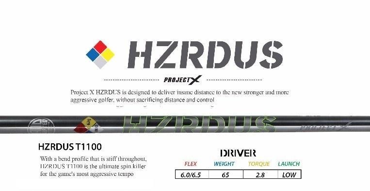ProjectX HZRDUST1100 Driver Golf Shaft