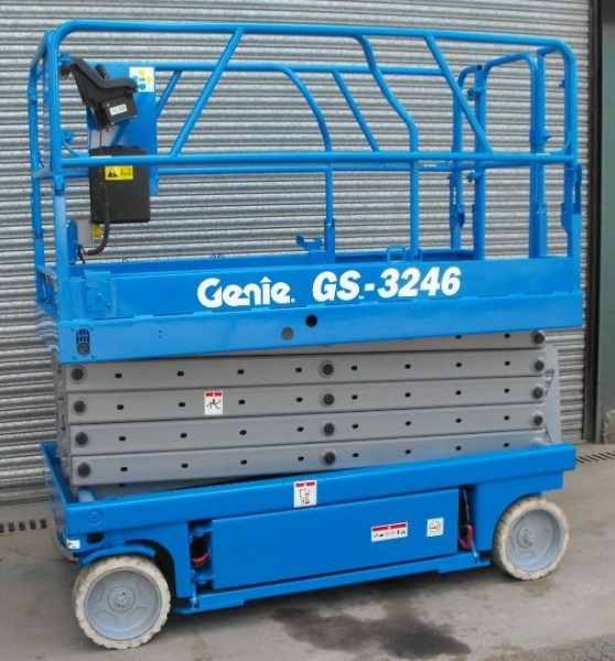 GS3246 Scissor Lift - 12 meter Battery Genie Scissor Lift Malaysia, Selangor, Kuala Lumpur (KL), Shah Alam Rental, Supplier, Supply, Service | Gorly Equipment Sdn Bhd