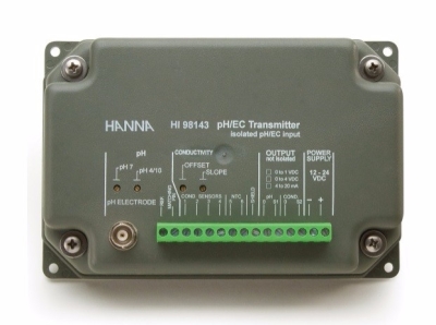 HI98143 pH and EC Transmitter with Galvanic Isolated Output