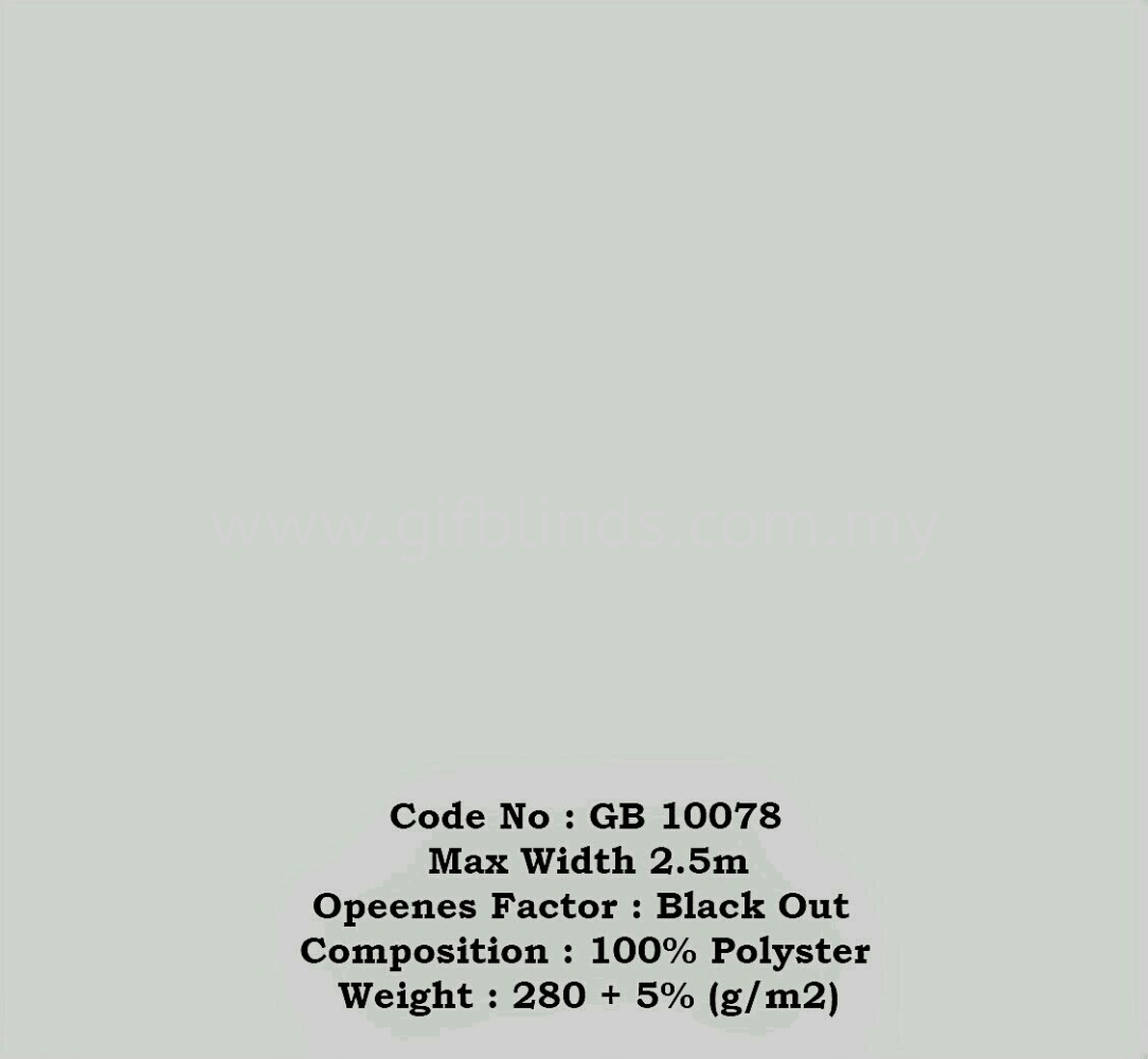 Fire Retardant Black Out Roller Sample GB10078