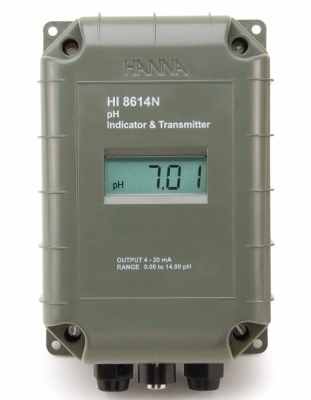 HI8614 pH Transmitter with 4-20 mA Galvanically Isolated Output