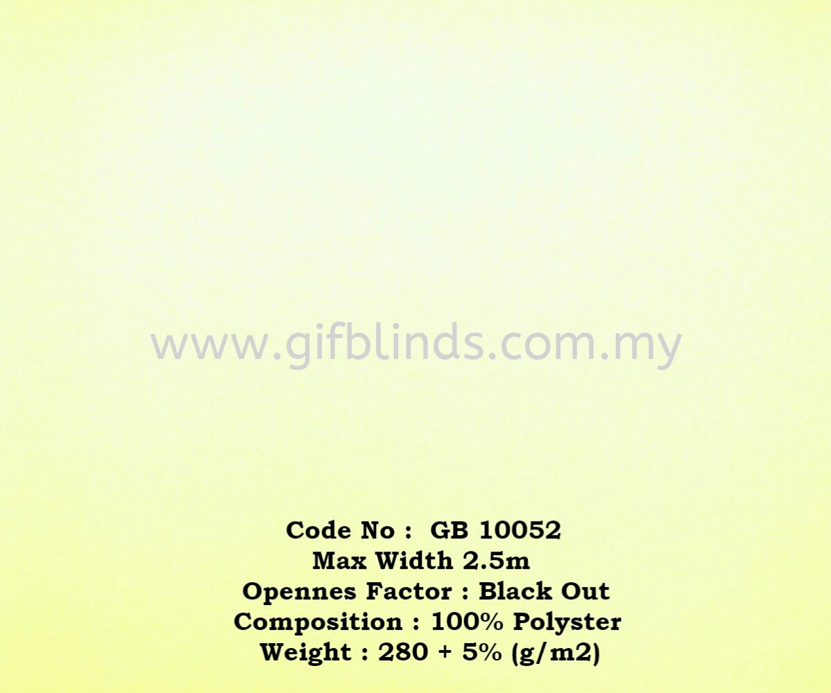 Black Out Roller Sample GB10052